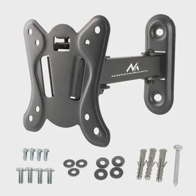 MACLEAN Zidni nosač za TV/monitor MC-416, nagibni, max. VESA 100x100, 13-32", 30 kg, crni